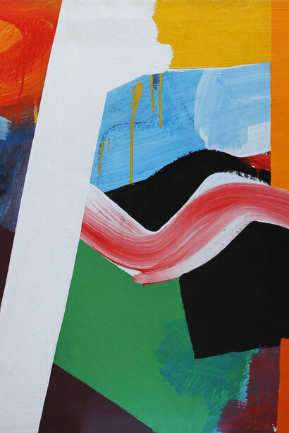 Ernest Briggs, Palermo (detail), 1964. Courtesy of Anita Shapolsky Gallery
