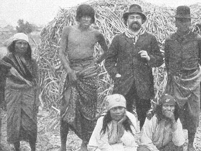 Vicente Blasco Ibáñez con indígenas argentinos 