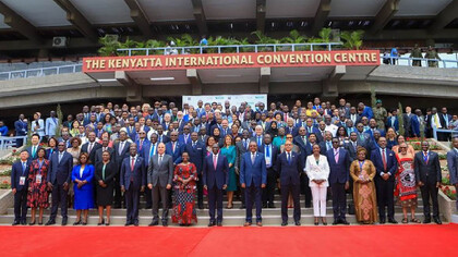 Le Sommet pour le Climat 2023 de Nairobi, Kenya, Afrique. Cette année, les dirigeants africains ont décidé de s’organiser en amont de la COP28 de décembre, sommet international sur le climat, pour y présenter une position commune et montrer le potentiel du continent dans la lutte contre le changement climatique