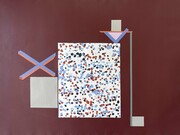 Carole Eisner, Pueblo IV, 1980, acrylic on paper, 22 x 30 in. Courtesy of the artist and Susan Eley Fine Art