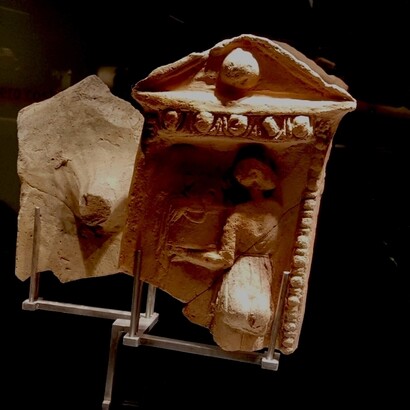 Obras expuestas en el museo de la línea C