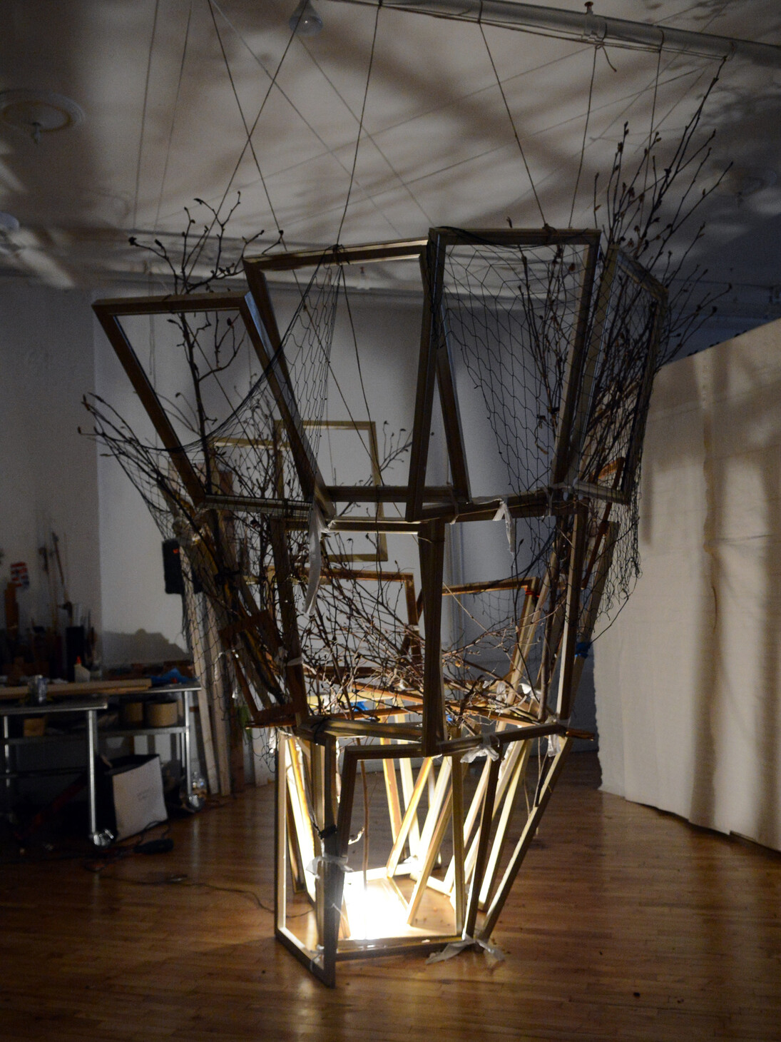 Shaqayeq Arabi, Study of an upturned ziggurat. Courtesy of the artist.