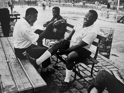 Jill Freedman, Hyde Park Speakers' Corner, London, 1969
Vintage gelatin silver print, mounted on board
20,5 x 28,5 cm
Signed and dated by photographer recto
