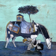 Paton Miller, Boy and Painted Horse, 2016. Courtesy of Art Ventures Gallery