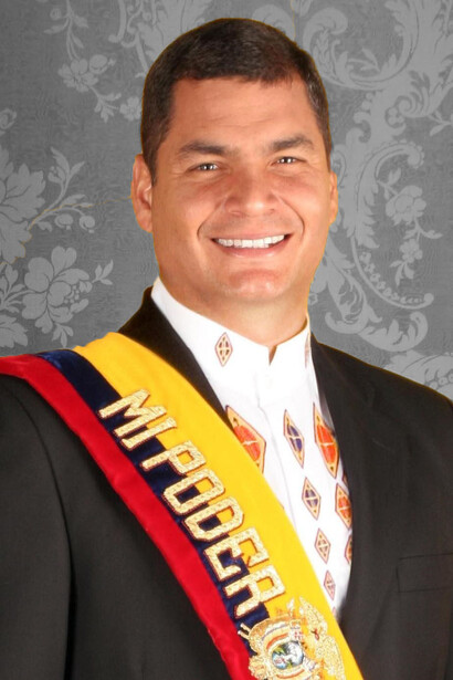 Rafael Correa, expresidente de Ecuador
