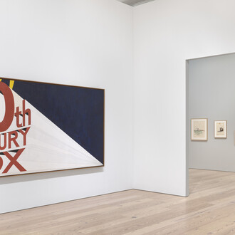 Claes Oldenburg, Drawn from life, vista de exhibición. Cortesía del Whitney Museum