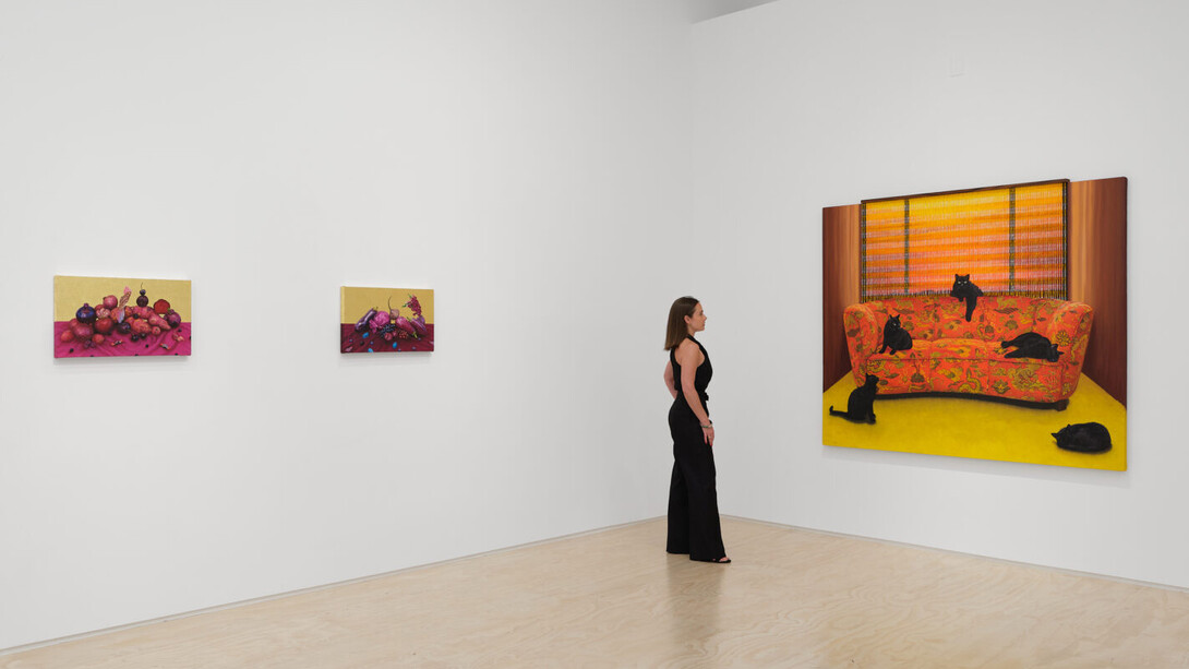Ana Elisa Egreja, The flight of color, exhibition view. Courtesy of Jessica Silverman 