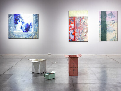 Verónica Lehner, De ruidos, desbordes y otras fricciones, exhibition view. Courtesy of La Cometa Gallery
