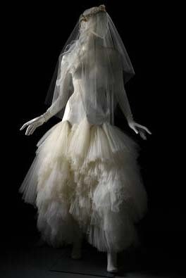 Wedding Dress and veil, Pam Hogg, 2012, UK. Museum no. T.5-2014. © Victoria and Albert Museum, London