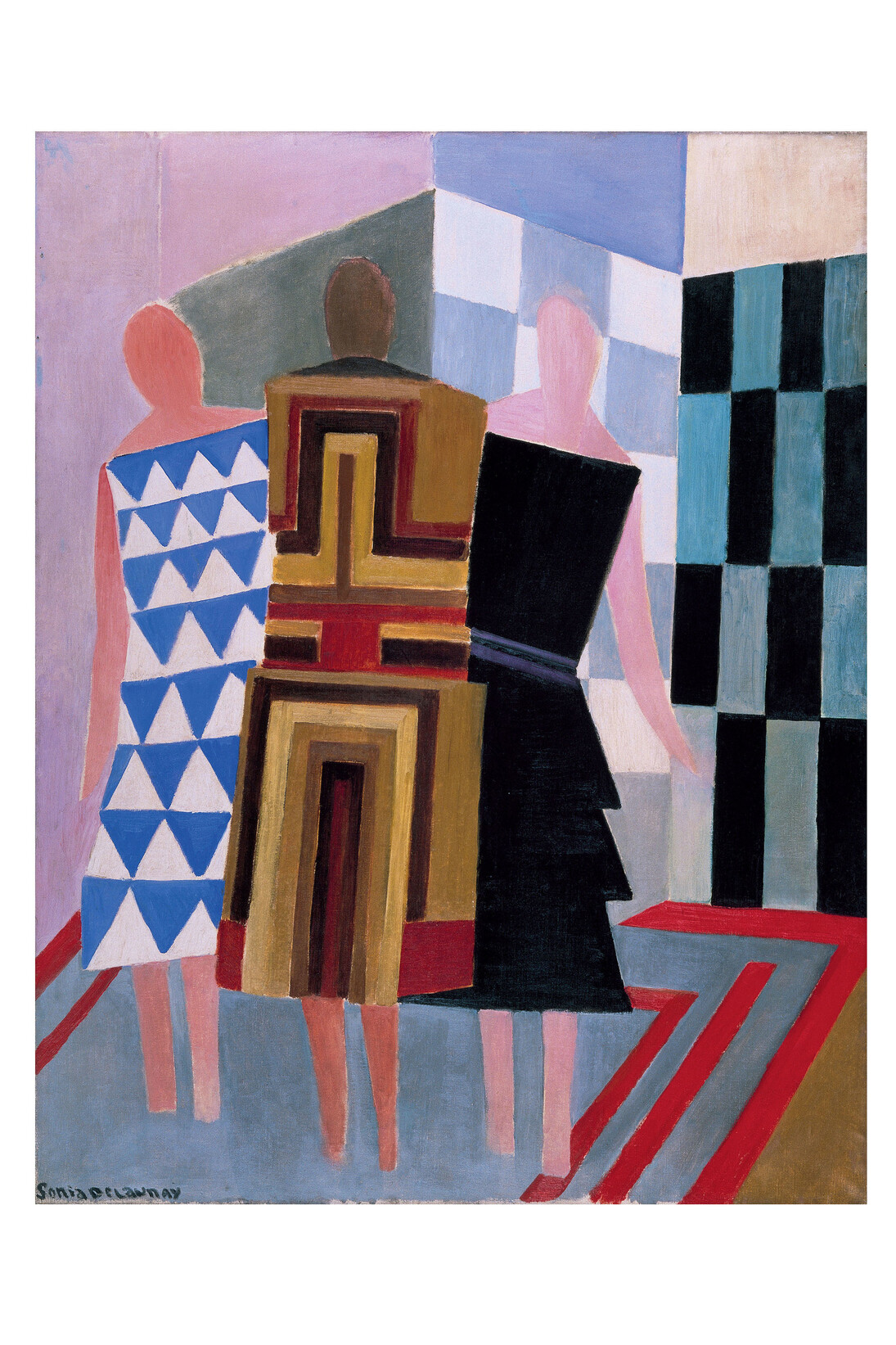 Sonia Delaunay, Simultaneous Dresses (The three women) 1925, Museo Thyssen-Bornemisza, Madrid 
© Pracusa 2014083
