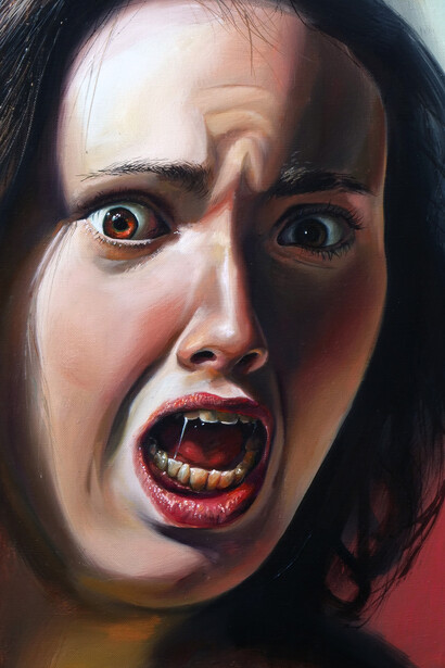 Chiara Calore, Hellp (dettaglio), 2026. Cortesia del Museo Civico delle Cappuccine