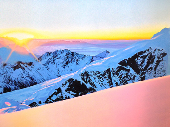 All images: details from "Dawn in the Himalayas" by Alexander Heaton 