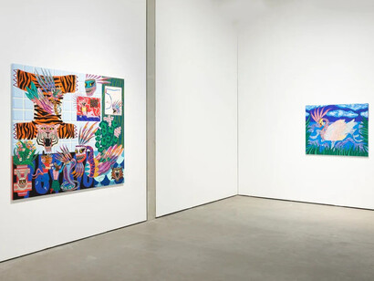 Jordy Kerwick, This time tomorrow, exhibition view. Courtesy of König Galerie