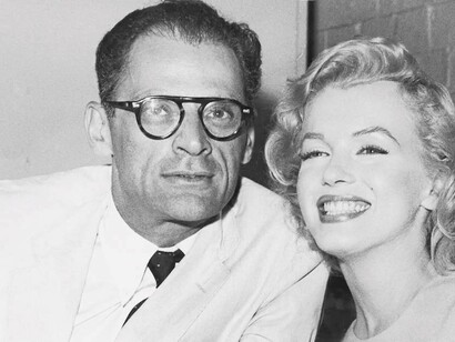 Marilyn Monroe and her "Daddy" writer Arthur Miller