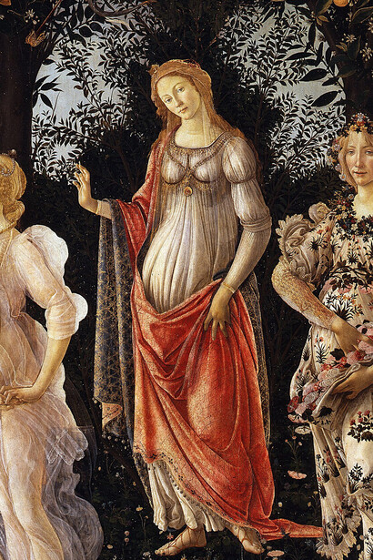 Sandro Botticelli, La primavera, c. 1480-1485 (detalle)