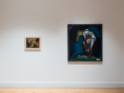 Verschiedene künstler, Sachlichkeit, ausstellungsansicht. Mit freundlicher genehmigung der Galerie Albrecht