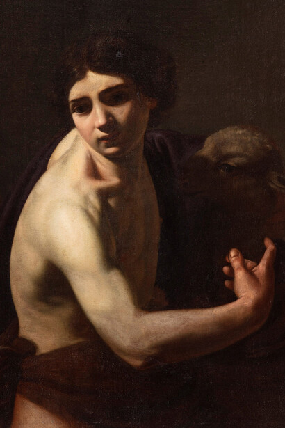 Orazio Riminaldi, San Giovanni Battista, (1620), Sabbio Chiese, collezione privata © Opera della Primaziale Pisana