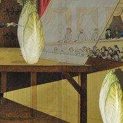 Grégoire Motte, Pepper ghost - witloof (detail), 2023. Courtesy of Centrale | vitrine © G. Motte