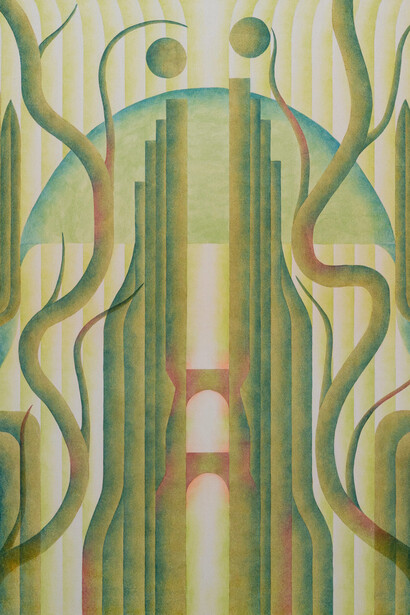 Roberta Gentry, The visitation, 2024. Courtesy of Massey Klein Gallery