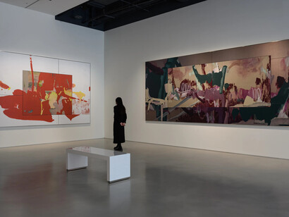 Michael Müller, Thinking about painting, exhibition view. Courtesy of gdm gallery