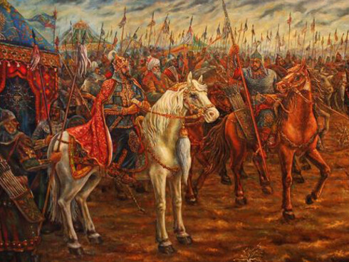 The preparation process for Amir Temur's "Loy Hangi"