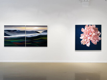 Carin Gerard and Rebecca Stenn, Carin/Rebecca, exhibition view. Courtesy of Gallery Henoch