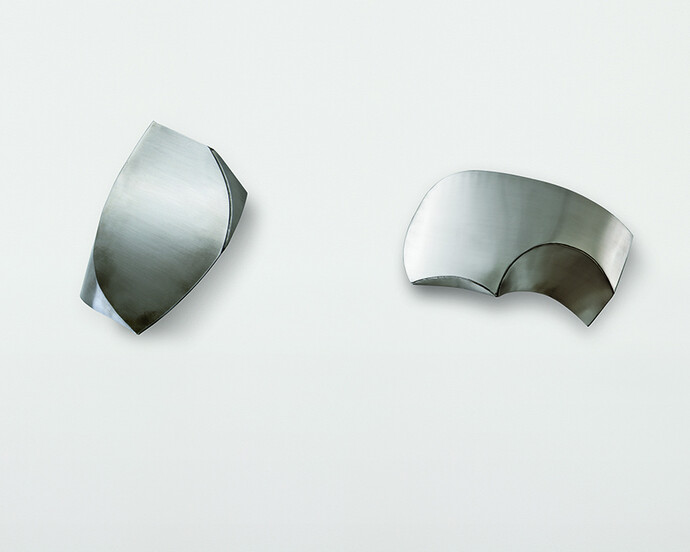 Iole de Freitas Untitled 2017 stainless steel 32 x 20 x 17 cm