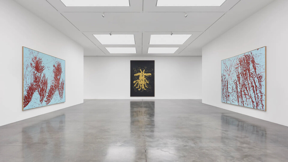 Georg Baselitz, Back again, exhibition view. Courtesy of White Cube