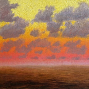 Will Klemm, Island sunset (detail), 2026. Courtesy of Wally Workman Gallery