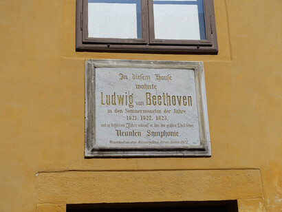 Casa en que vivió Beethoven durante algunos veranos.