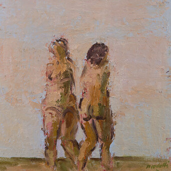 Ennio Morlotti, Liguria (studio di nudi), 1989 ca