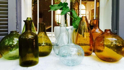 225 tonnes of glass were transformed into blown glass jars