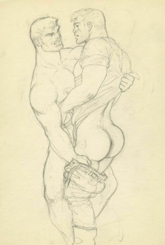  Tom of Finland, Untitled, c. 1963, graphite on paper, 21 x 15 cm, (MA-FINLT-00011), Copyright Tom of Finland ® Foundation
