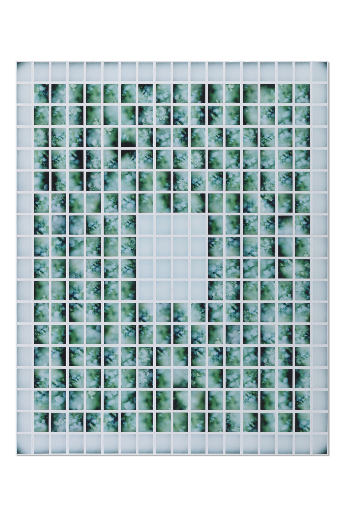 John Messinger, All Of The Light In A Given Space, 324 sheets of instant film, 60.75 x 76.5 in. 2014 (1 of 1)