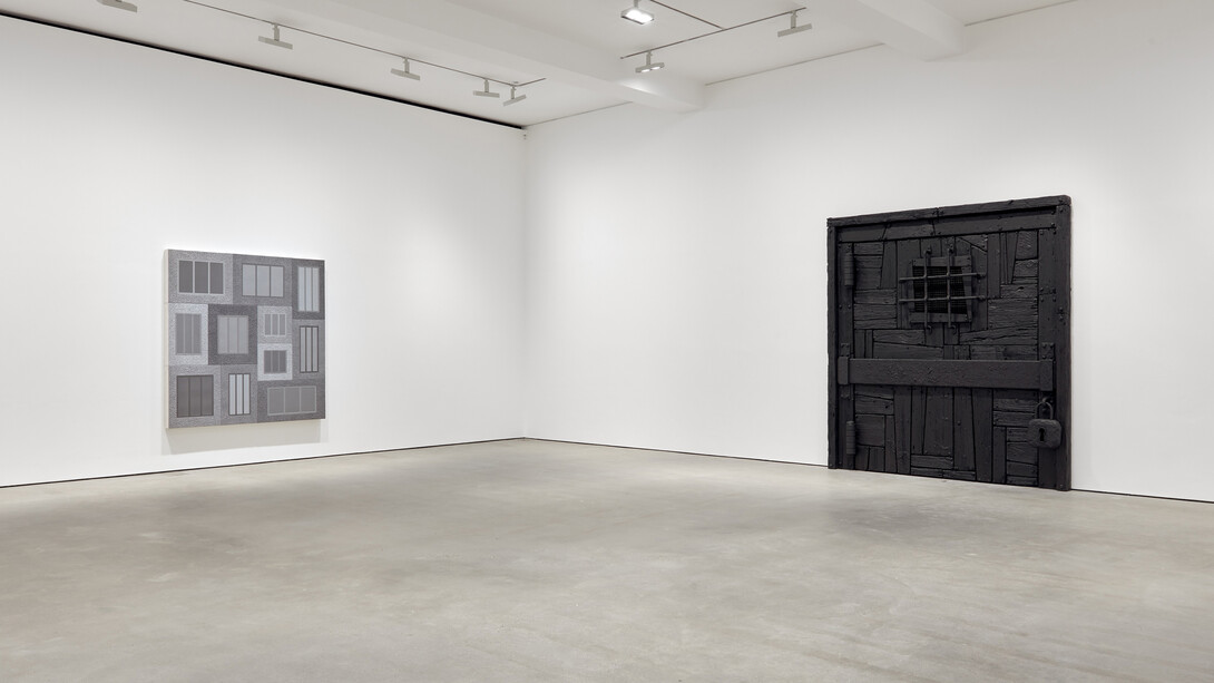 Peter Halley and Ugo Rondinone. Courtesy of Modern Art