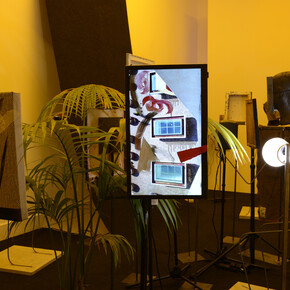 Laure Prouvost, We Know We Are Just Pixels, 2014, 2 screen video 4 min, edition of 3 + 2 AP