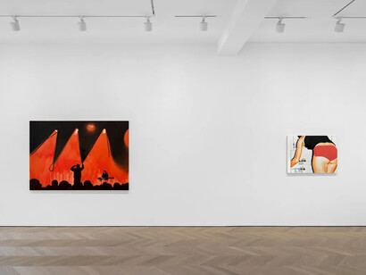 Wilhelm Sasnal, Family / history, exhibition view. Courtesy of Sadie Coles HQ