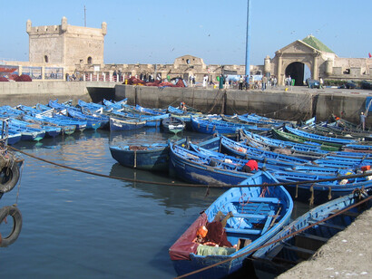 Fish harbour in Morocco