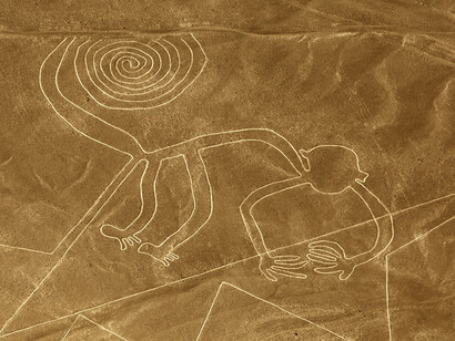 Líneas de Nazca, diseño del mono, Perú