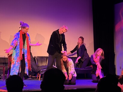 Grund Színház, based in Budapest, Hungary, creates unscripted live theatre that crosses language barriers through physical performance and emotional intelligence