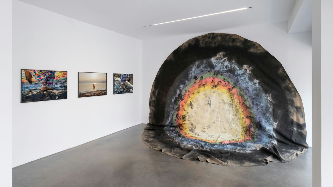 Manuel Chavajay, Xojowi ja qa tee ruachulew, exhibition view. Courtesy of Institute of Contemporary Art