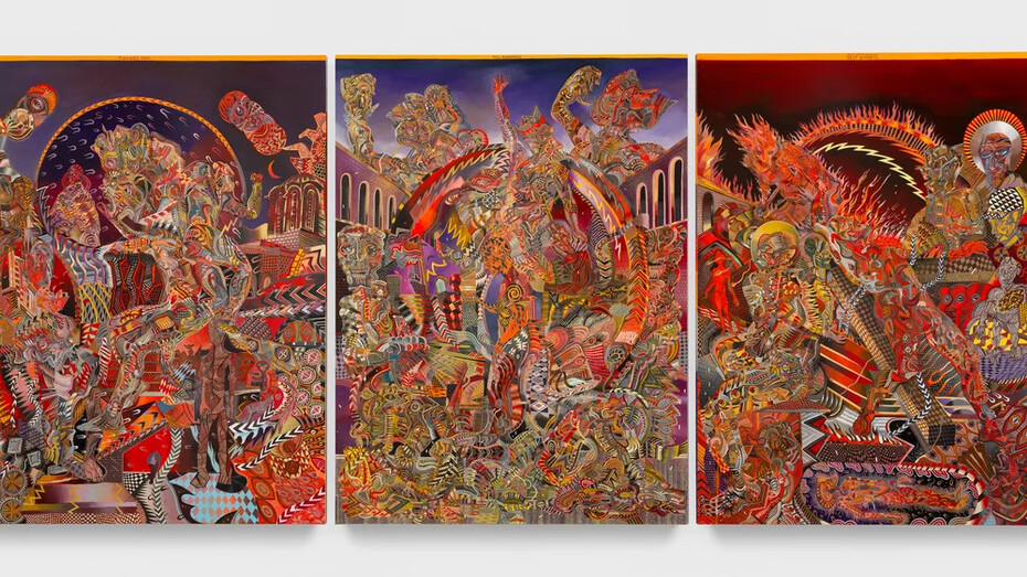 Zio Ziegler, The self reinforcing myth of "I" (detail), 2019. Courtesy of Almine Rech Gallery