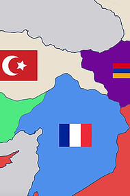 The Treaty of Sèvres map, 1920