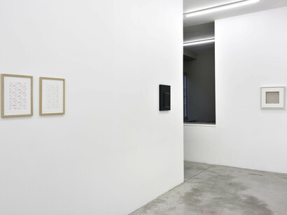 Golnaz Payani, exhibition view. Courtesy Jim Shaw & Praz-Delavallade Paris, Los Angeles