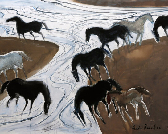 André Brasilier. Courtesy of Opera Gallery