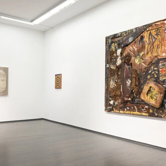 Various artists, Matter of fact, material as a political act, exhibition view. Courtesy of Kavi Gupta Gallery