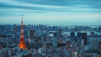 Panorama di Tokyo (Giappone)