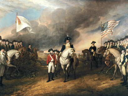 «Rendición de Cornwallis en Yorktown» (1797), John Trumbull