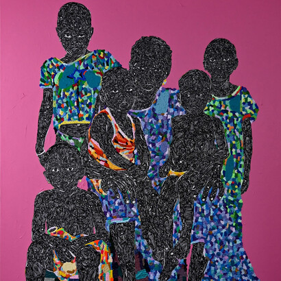 Tyna Adebowale, Close to Onyeami River #motherwombseries (detail), 2025. Courtesy of Ellen de Bruijne Projects