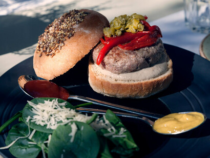 Hamburguesa en Pipa & Co